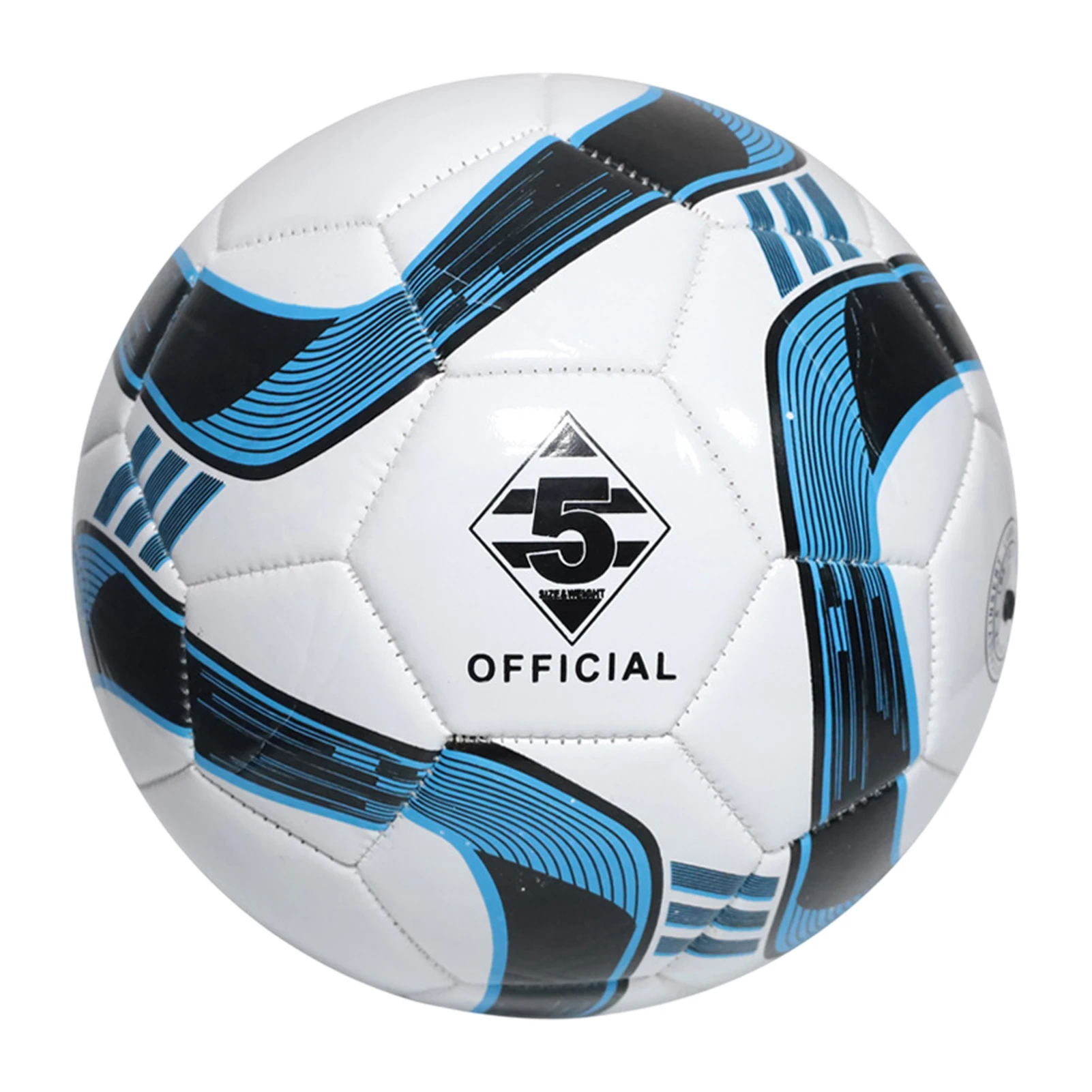 

Football Soccer Balls Official Size 5 PVC Material Seamless Wearproof Anti-slip Team Training Match Footy Ball