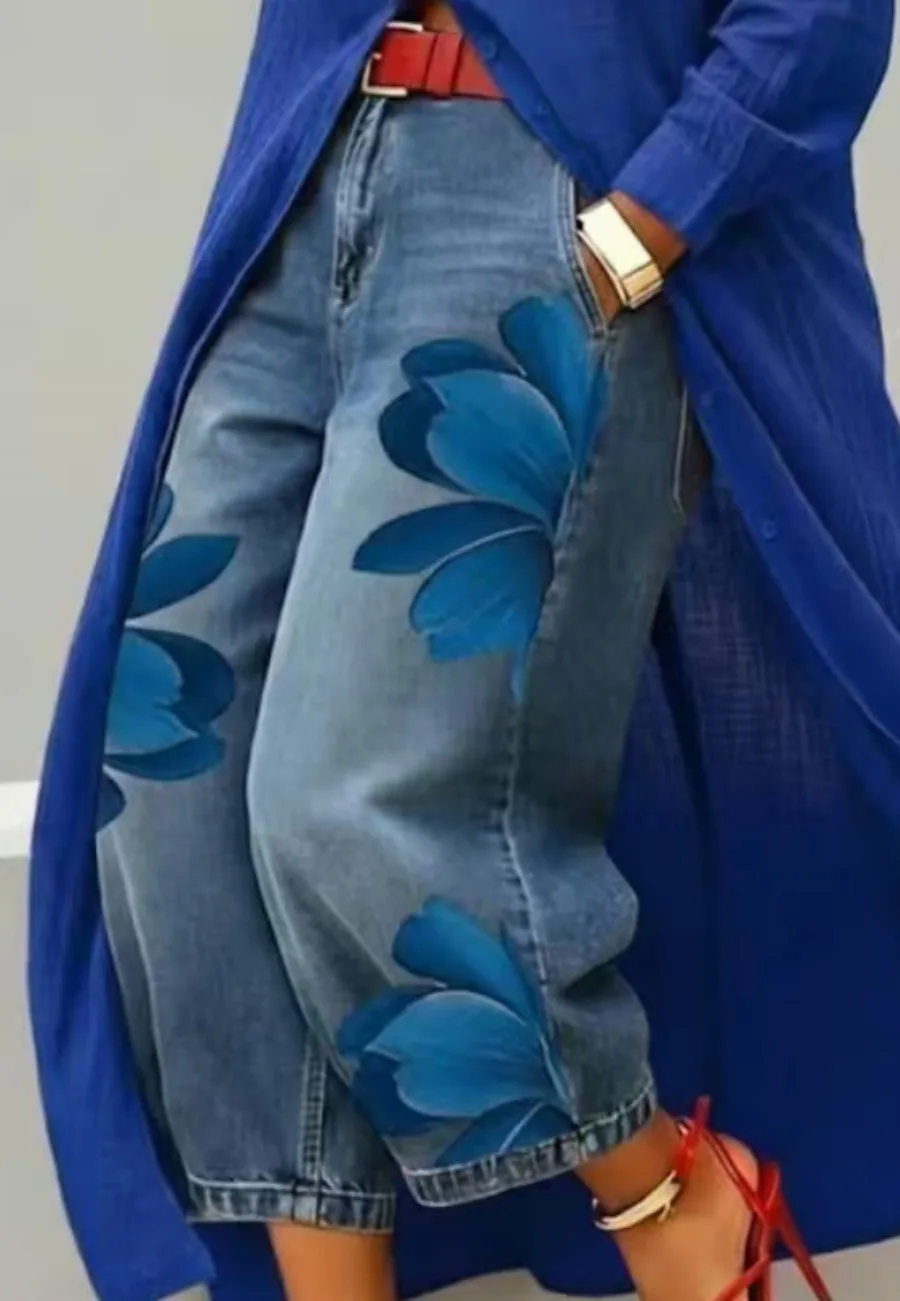 Thumbnail 3 - #73 Womens Wide Leg Denim Jeans Comparison Guide