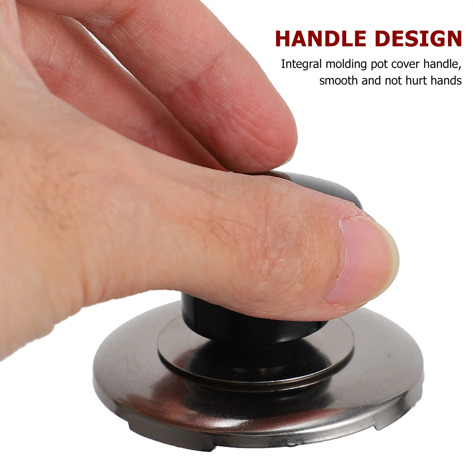 

6pcs Sounding Cover Knob Stainless Steel Teapot Teakettle Cover Knob Lid Knobs Heating Cookware Practical
