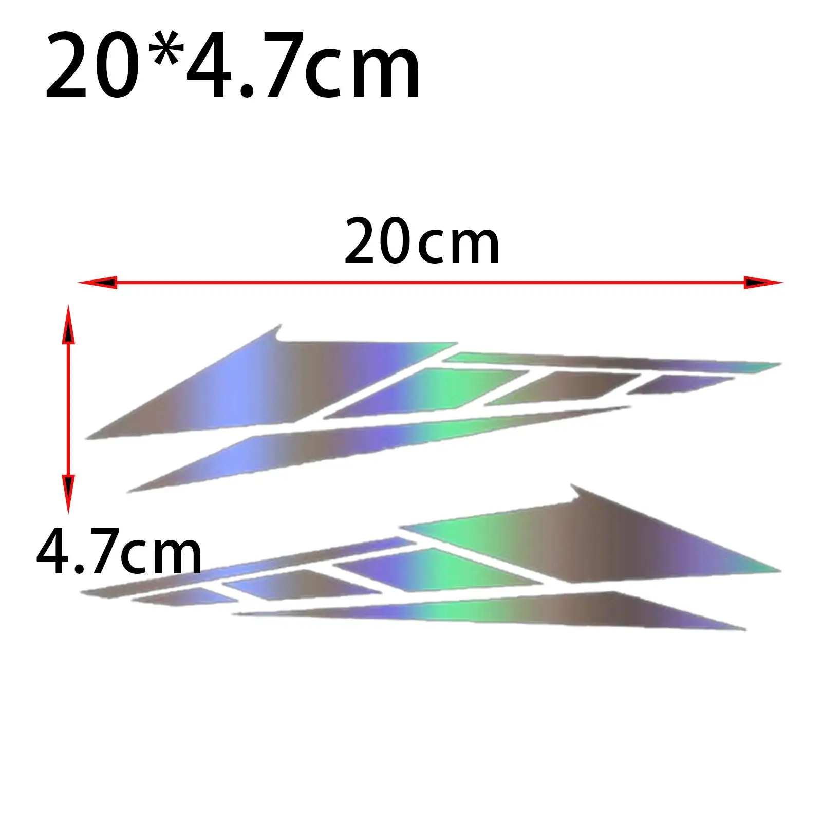 2 шт. универсальные наклейки для украшения мотоцикла, легкие водонепроницаемые
