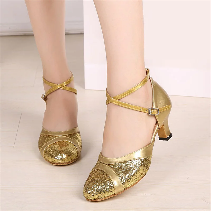 New Women Ballroom Shoes Dance-Shoes Latin Dance Shoes Soft Ladies Girls Tango Jazz Dance Shoes Salsa Sandal Drop shipping