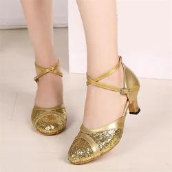 New Women Ballroom Shoes Dance-Shoes Latin Dance Shoes Soft Ladies Girls Tango Jazz Dance Shoes Salsa Sandal Drop shipping