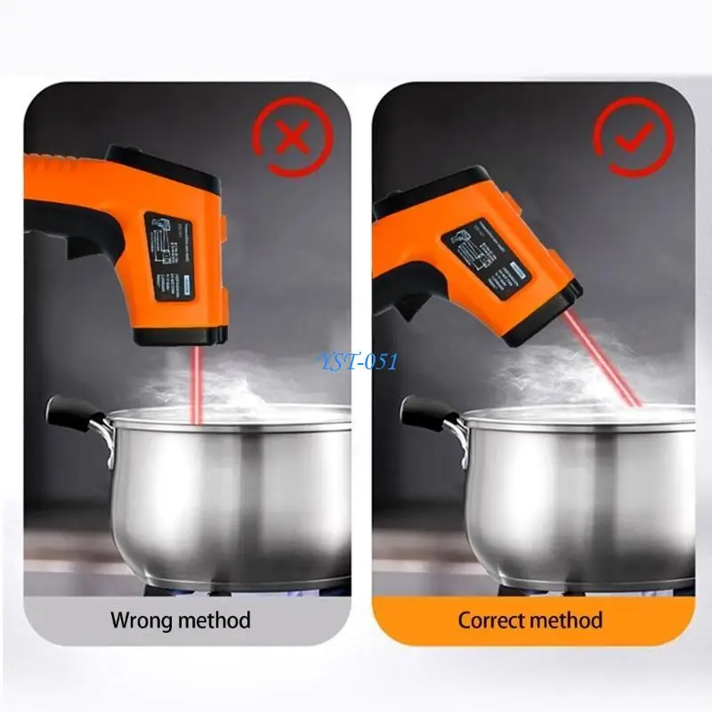 

E15A High Precisions Thermometers Guns for Food Safety and Industrial Applications