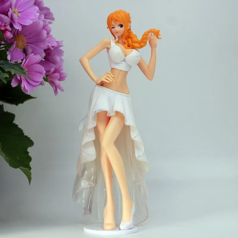 

Bandai Original Box Pirates, Neptune LADY EDGE White Dress, Nami, White Wedding Dress, Desktop Ornaments, Collection Gifts