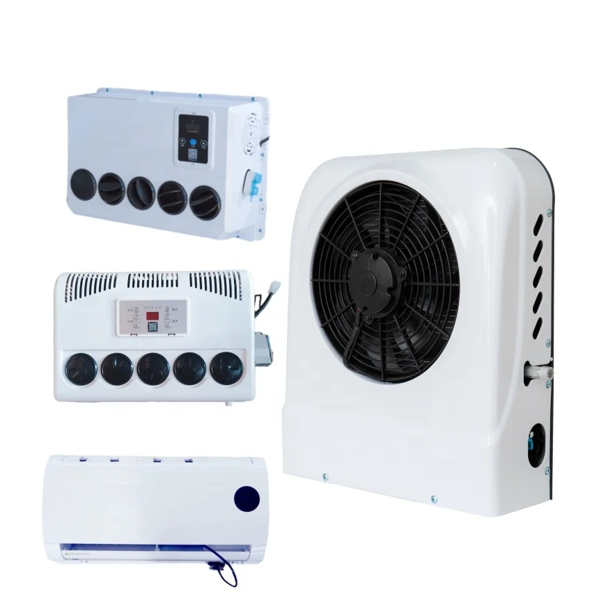 72v 48v Mini Split Air Conditioning 12 Volt 24 Volt Battery Powered Air Conditioner for Trucks view 2