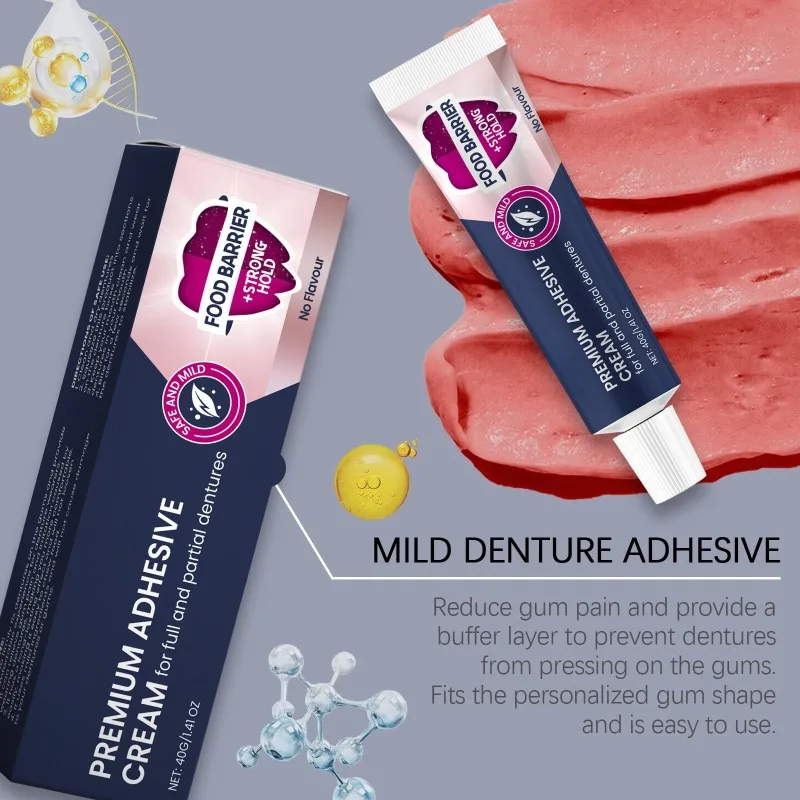 40g Fixodent Dental Thermoplastischer Prothesenkleber Professioneller Prothesenkleber Verbessern Sie den Komfort Prothesenkleidung Odontologia Care