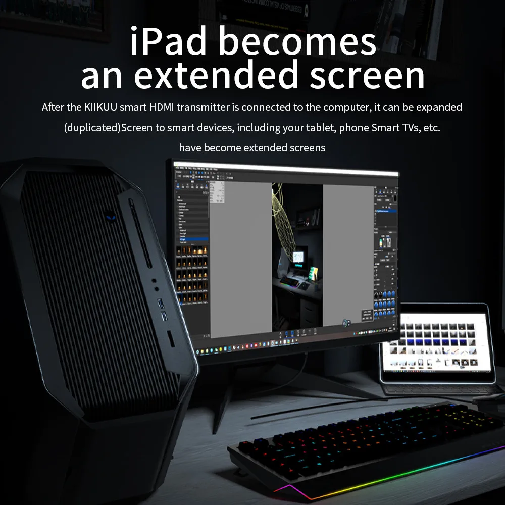 Lokmat kikuu-スマートワイヤレスHDMIトランスミッター,受信機,PS3,モバイル拡張ゲーム,iPad,iPhone用アダプター