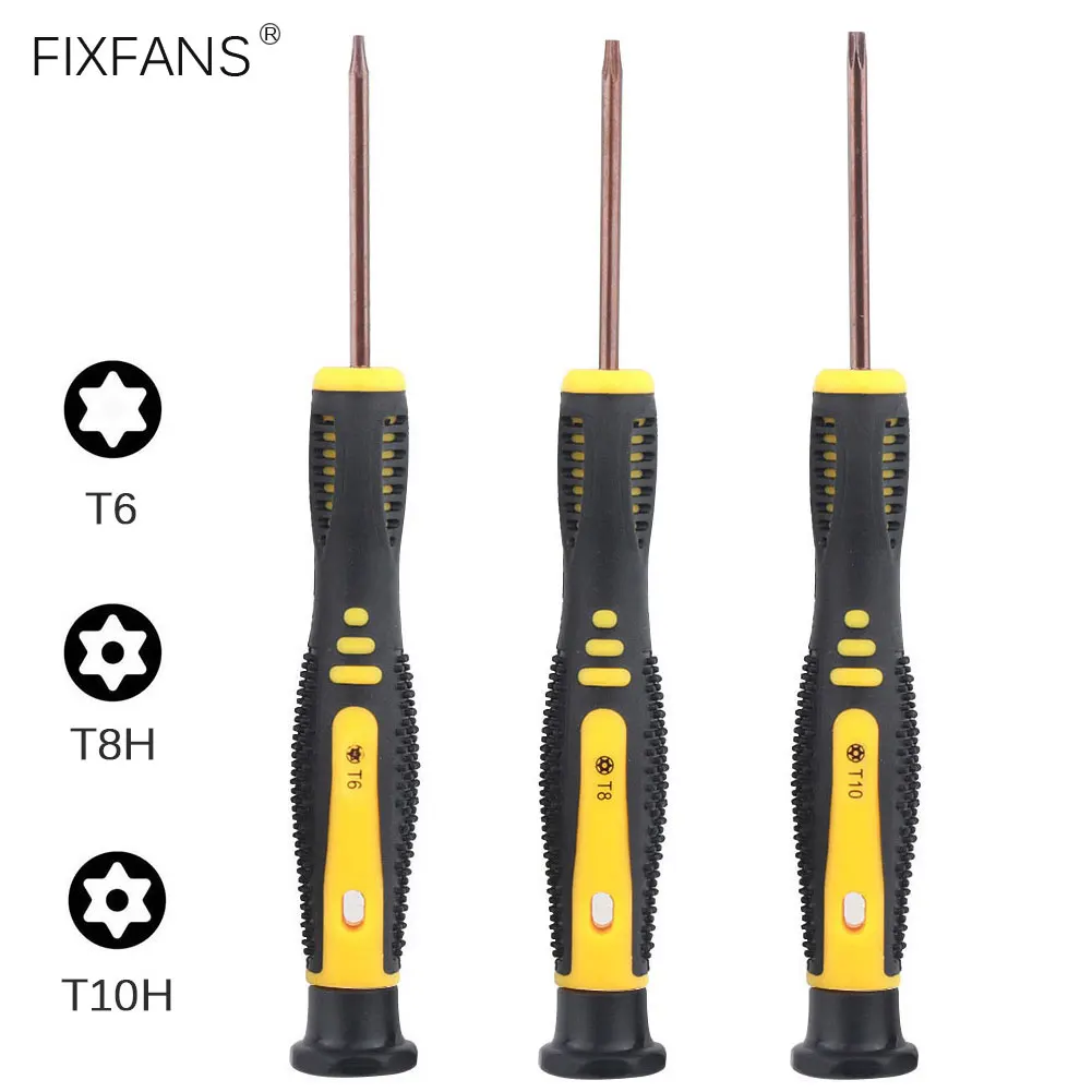 

Torx Screwdriver Set T6 T8 T10 Torx Security Screwdriver for Xbox One Xbox 360 Controller PS5 PS4 PS3 Repair Opening Tools Kit