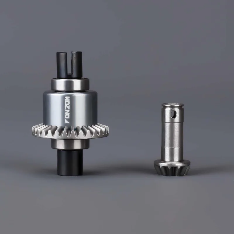 FONZON 39T/12T 7075 ensemble de différentiels avant et arrière entièrement en métal en alliage d'aluminium pour pièces de mise à niveau de voiture RC série ARRMA GROM
