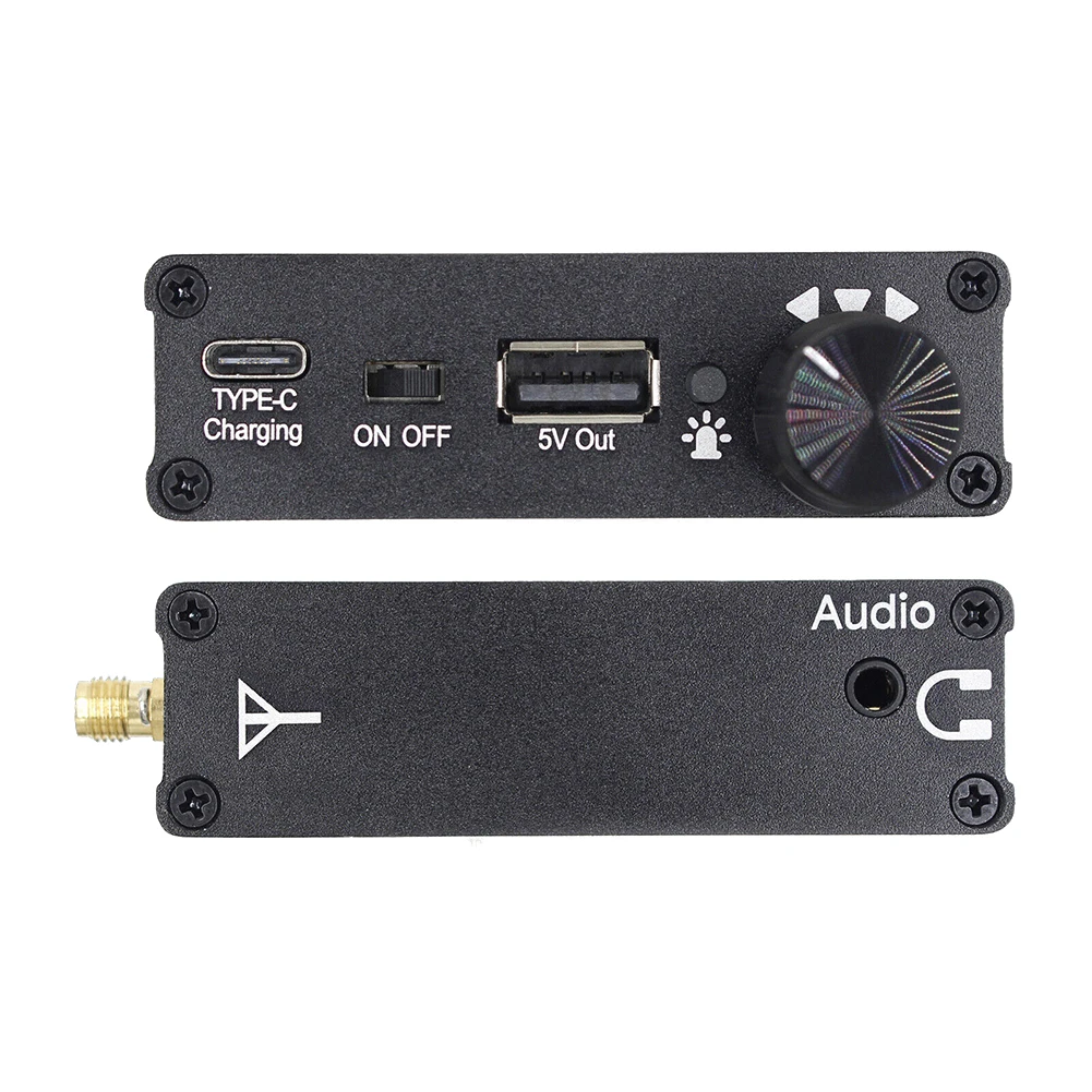 As Shown In The Picture Ham Radio Receiver 4.3-inch IPS 800x480 16-bit Sampling 5000mAh Battery Outdoor Listening