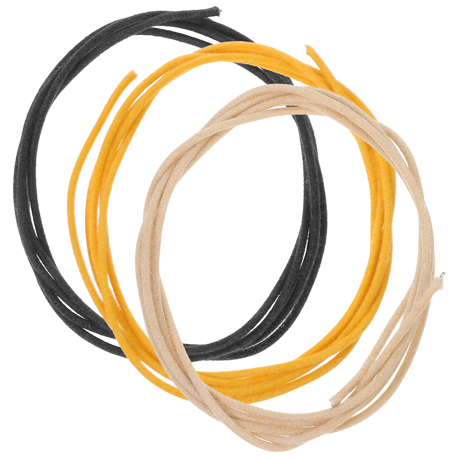 

3 Pcs Circuit Welding Wire Guitar Replacement Wiring Instrument Cable for Electric There Is Wax Cloth Thin