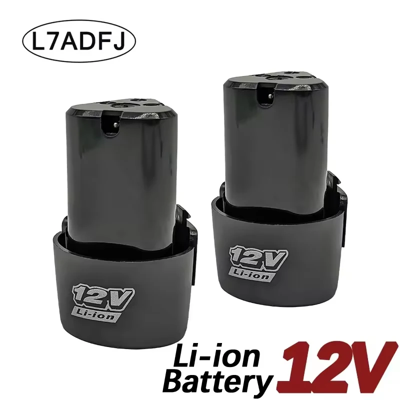 Original 12V Universal wiederaufladbarer Lithium-Ionen-Akku, geeignet für Elektroschrauber, Pistolenbohrmaschine, Mini-Winkelschleifer-Werkzeug