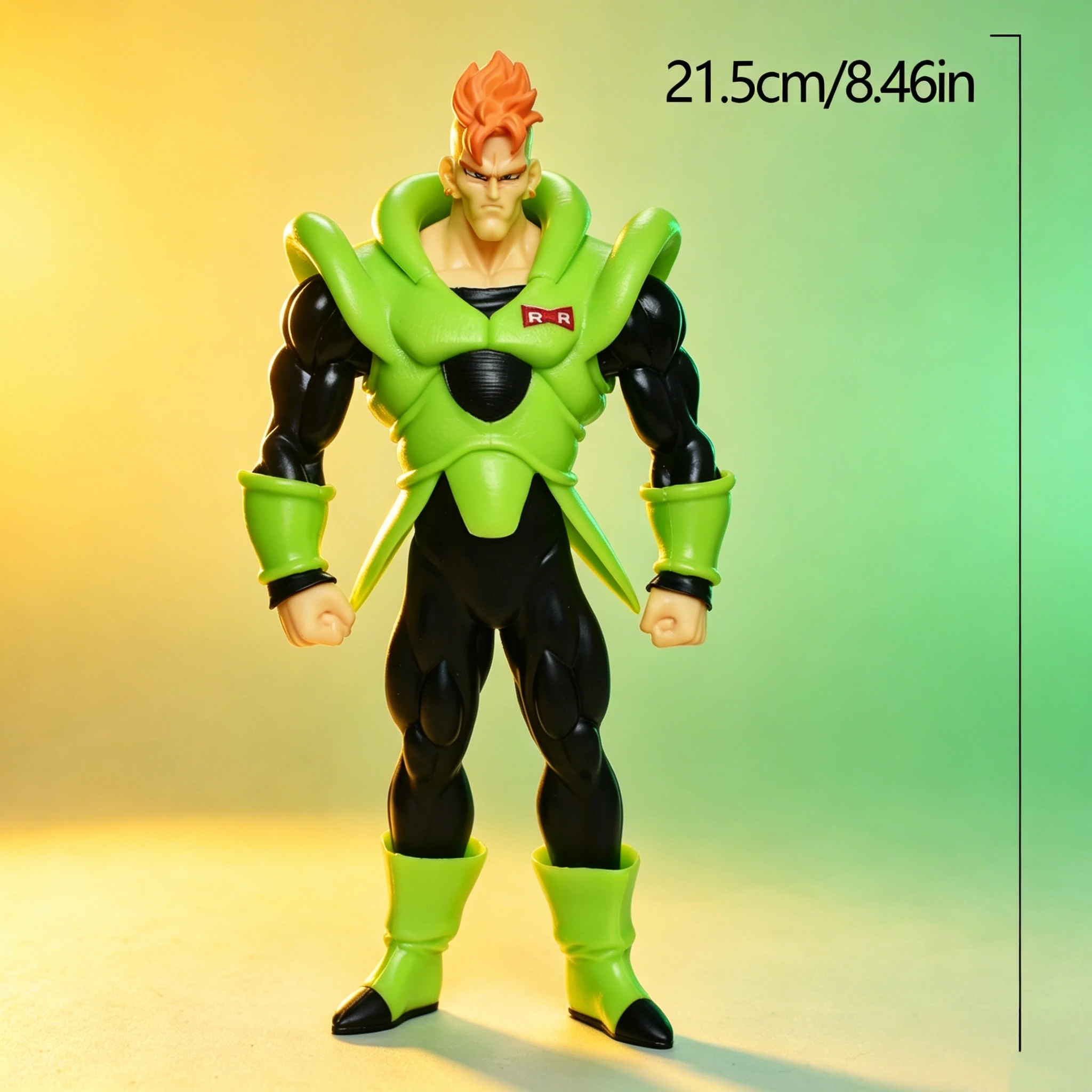 21,5cm/8,46 Zoll Anime Dragon Ball Z Android 16 Figur DBZ Android 16 Actionfigur Statue Sammlermodell Spielzeug Geschenke – Detail 2
