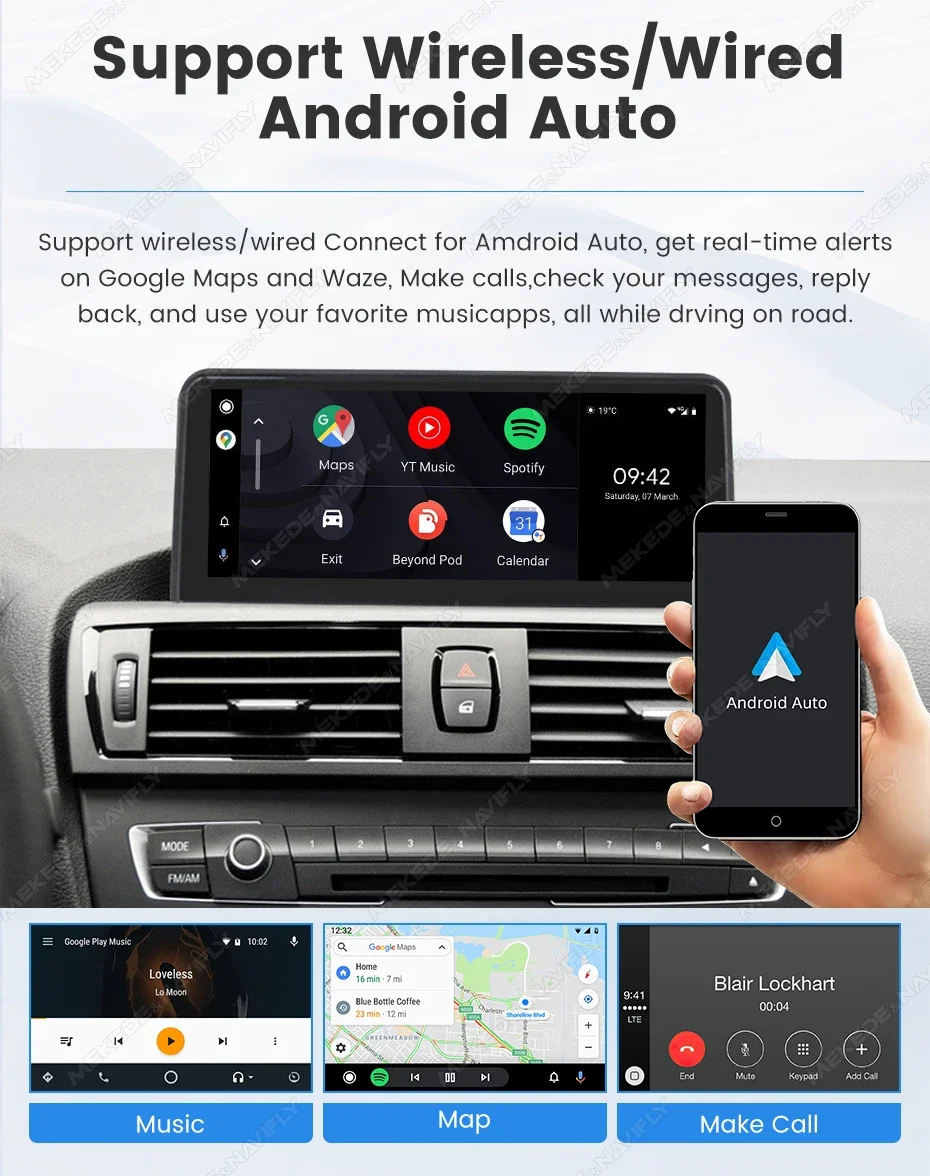 10,25 Zoll 1920*720 QLED Linux Bildschirm Kabelloses CarPlay Android Auto Autoradio für BMW 1 2 3 4 Serie F20 F21 F22 F30 F31 F32 F33 2012–2016 NBT-Systeme Autoradio Stereo Multimedia-Player mit BT GPS-Navigation Plug-and-Play-Installation – Detail 13