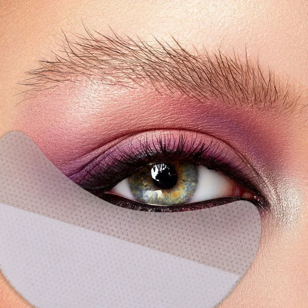 Eye Makeup Stencils Disposable Eyeshadow Stickers Eyeliner Shield Grafted Eyelashes Isolate Eyelash Removal Patches