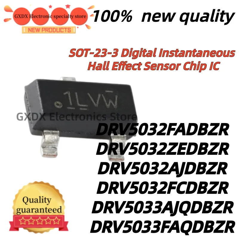 5-10piezas DRV5032FCDBZR DRV5032FCDBZ DRV5032 DRV5032AJDBZR DRV5032FADBZR SOT-23-3 Digital Snaping Hall Effect Sensor Chip IC