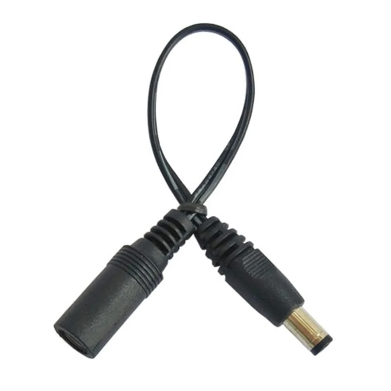 

652F DC5521 Female to DC2507/35135/4017/4817/5525 Male Connector Adapter Cord Power Supply Line for Router Camera LED Lights
