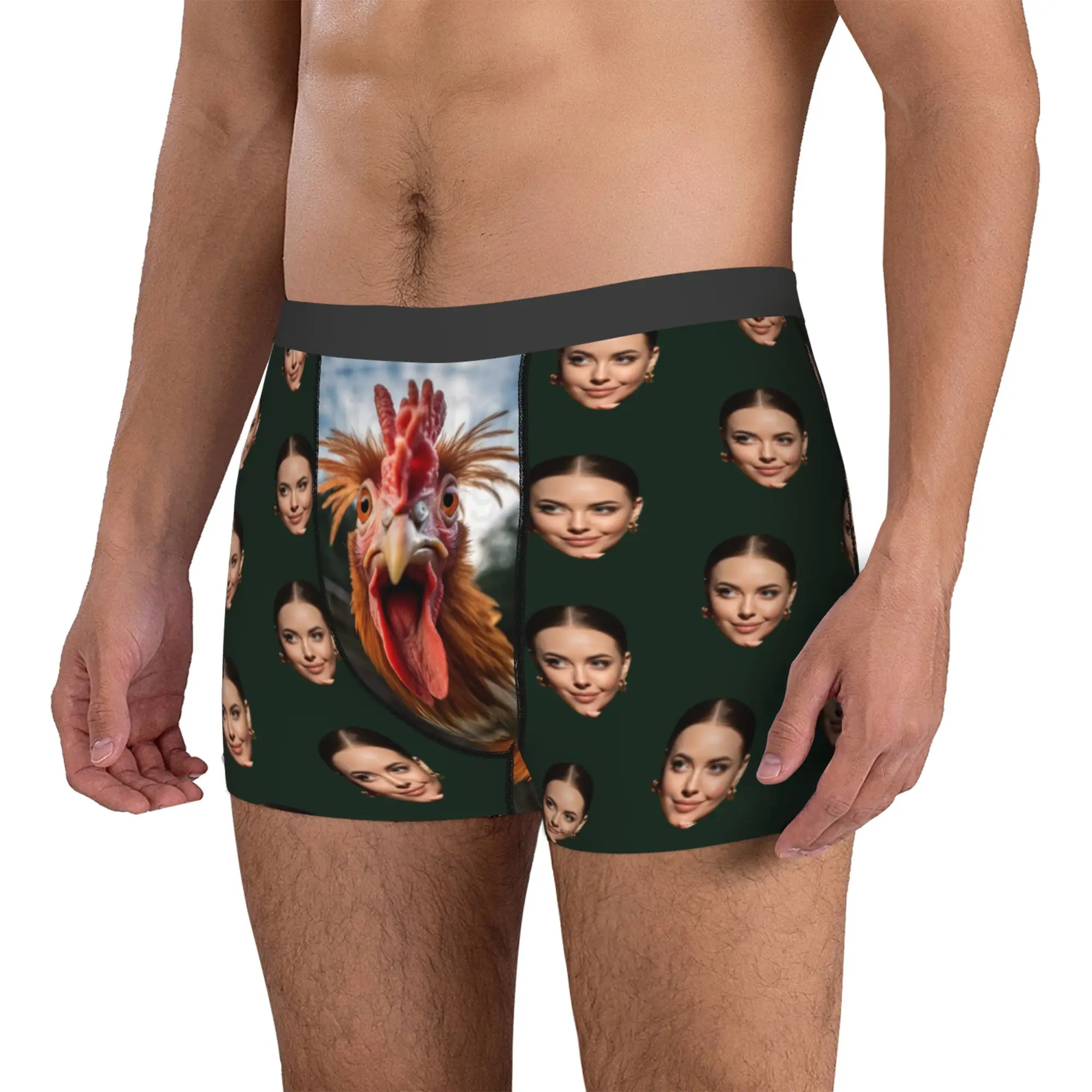 Biancheria intima personalizzata con foto per il viso, boxer personalizzati, regalo di San Valentino da uomo personalizzato per il marito, regalo di anniversario per papà