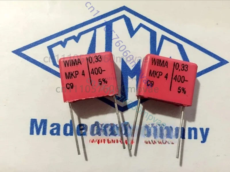 

Немецкий конденсатор WIMA MKP4 400V 0.33UF 400V 334 330NF, шаг выводов: 15 мм, аудиоконденсатор