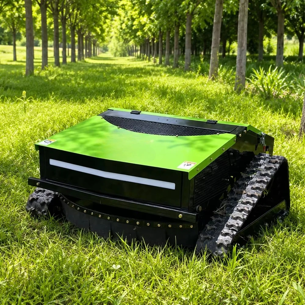 For~CE Approved Industrial Grade Remote Control Crawler Lawn Mower High Efficiency Mower for Agriculture Use