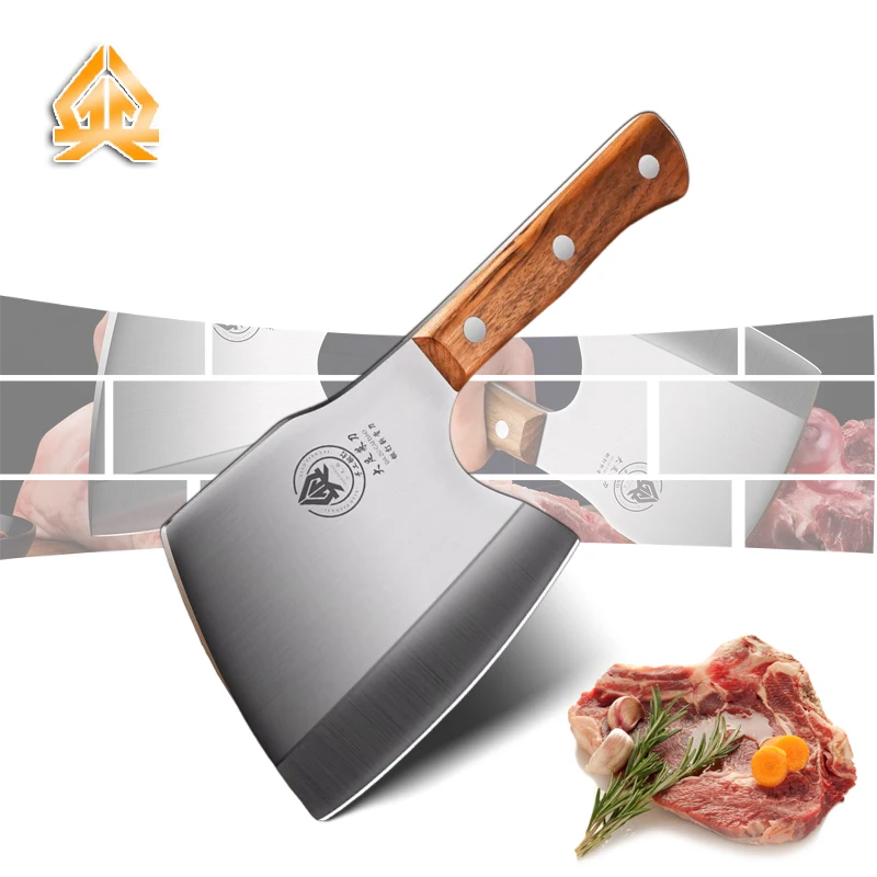 

Утолщенный и Утяжеленный нож XTL для измельчения костей, специальный инструмент для твердых ингредиентов, нож для измельчения костей, нож для измельчения мяса