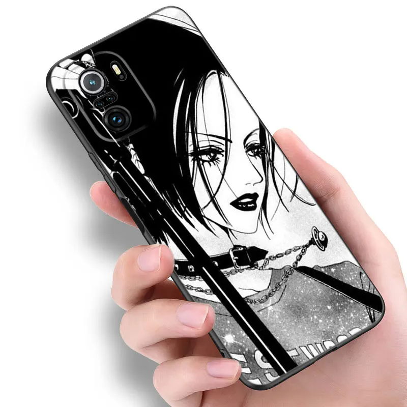 NaNa Osaki Anime Phone Case For Xiaomi POCO X3 X4 NFC F5 M2 M3 M4 M6 X5 Pro F3 F4 GT 5G C31 C55 M5S Black Silicone Cover