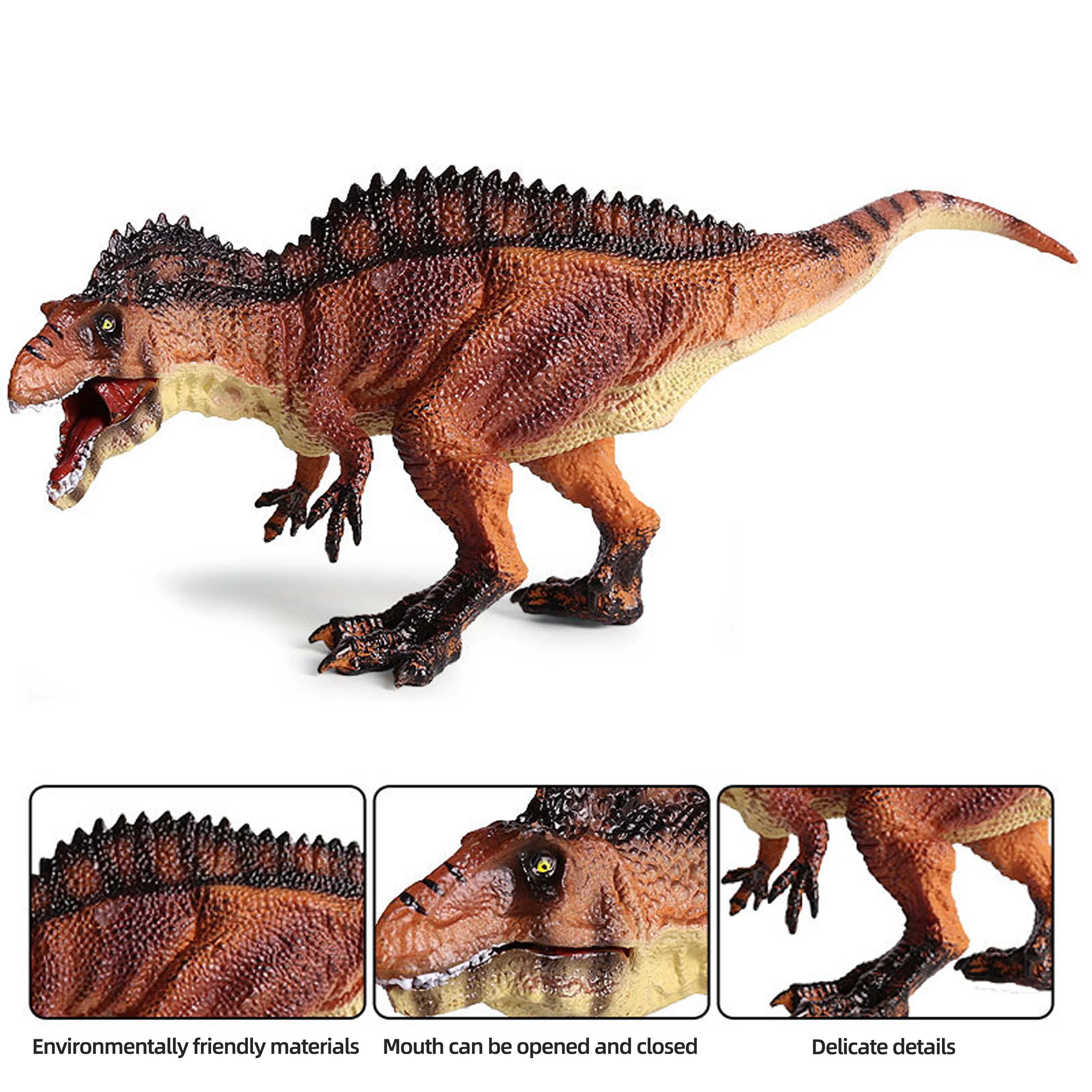 جديد الجوراسي Acrocanthosaurus نموذج ثابت الحديقة الجوراسية الفيلم الديكور جمع هالوين عيد الميلاد هدية عيد ميلاد لعبة أطفال