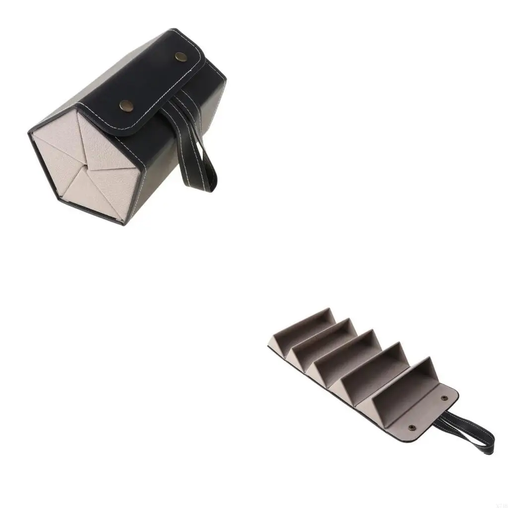 

Fashion PU Leather Glasses for Case Sunglasses Storage Box Multi-compartment for Creative Sunglasses Large-capacity Stor