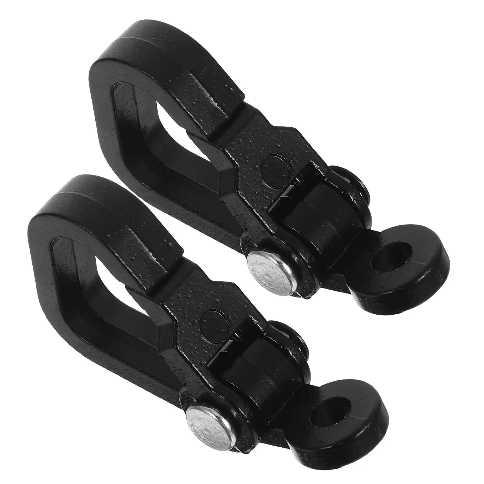 2Pcs Motorcycle Handlebar Hook Strong Metal Holder for Scooter Motorbike Front Hanger Storage Accessory Nonslip Surface