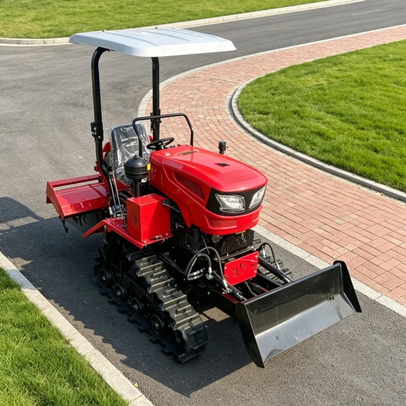 

Customized EMC Compliant Crawler Rotary Tiller, CE Certified, All-scenario Farm Cultivator, Easy-to-operate Tillage Equipment