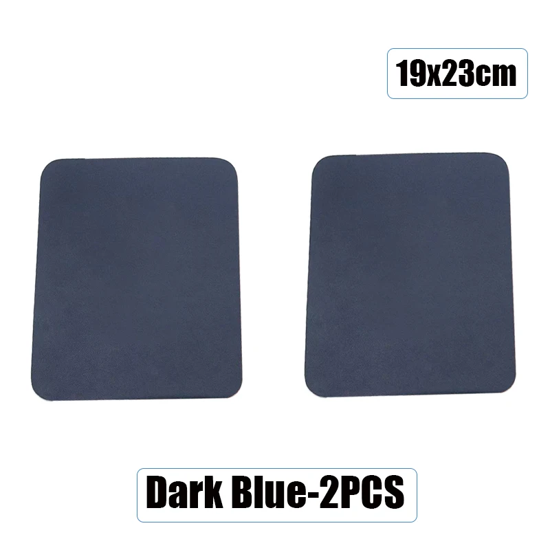 2PCS ใหม่แผ่นรองเมาส์หนัง PU ขนาดเล็กกันน้ำกันลื่นสำหรับพีซี/แล็ปท็อปสำนักงานเกมโรงเรียนอุปกรณ์เสริม (23x20 ซม.)