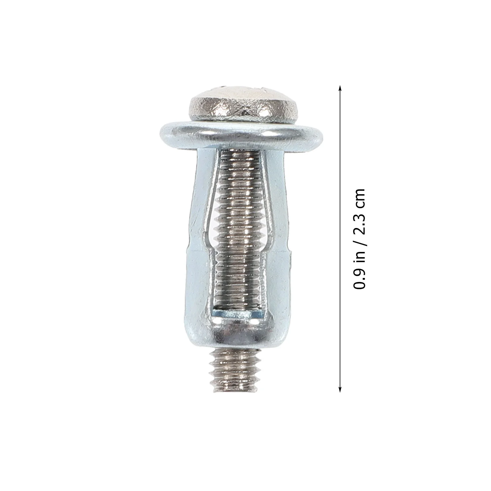 10 Pcs Nuts Expansion Screw Anchor for Hollow Core Door Flush Anchors Expand Drywall Screws Kit Doors Silver Cavity Fixing Baby