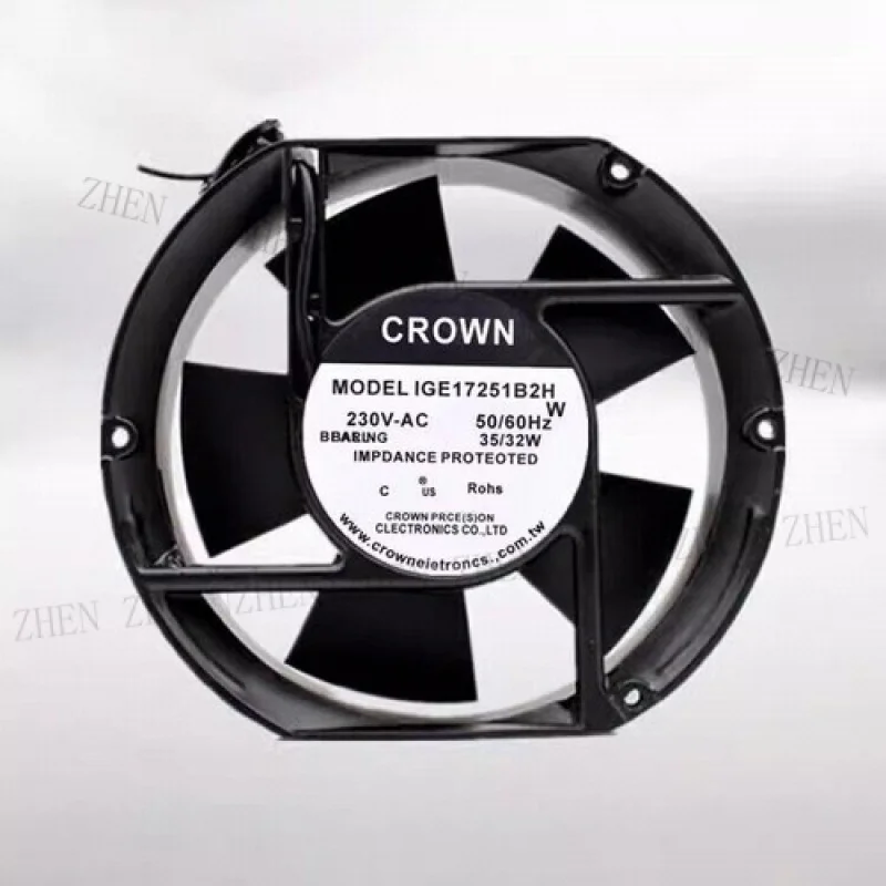 

Y for CROWN IGE17251B2H AC230V 35W/32W 17251 Axial Cooling Fan