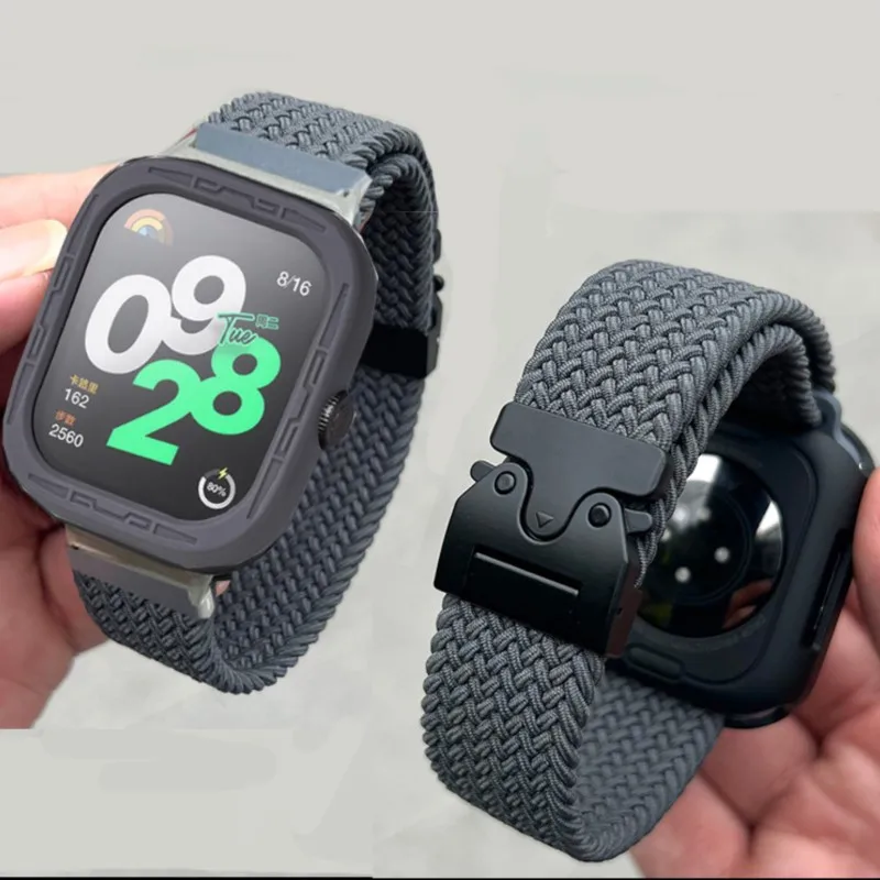 Bracelet de montre 20mm 22mm pour Xiaomi Redmi watch 5 active/5 lite, accessoires smartwatch, bracelet Parachute pour montre Xiaomi S4 3 2 1