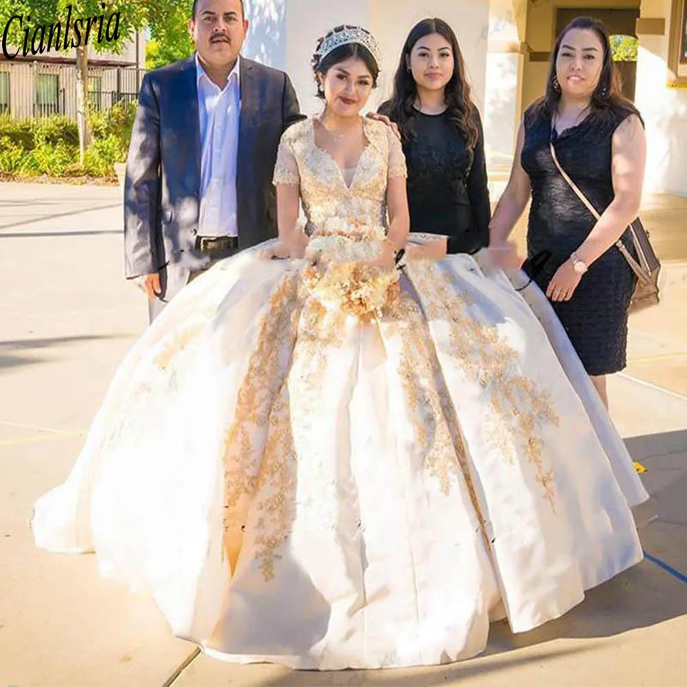 Vestidos de quinceañera champán, quinceañera, graduación, Apliques de encaje, dulce 16, ropa de fiesta de noche