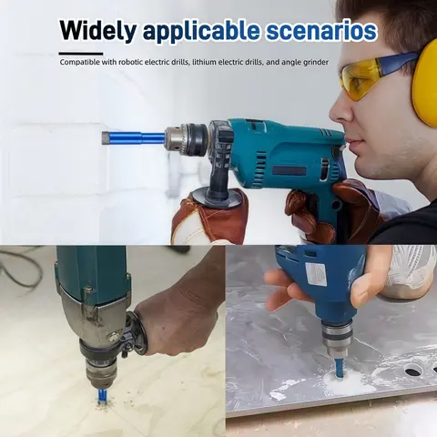 डायमंड ब्रेज़्ड ड्राई ड्रिलिंग बिट पोर्सिलेन कप सॉ सिरेमिक मार्बल ग्रेनाइट टाइल होल ओपनर होल सॉ कटर 5-16 मिमी गोल शैंक 6 best sales छेद काटने वाला - №1