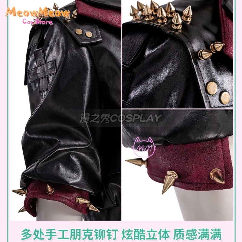 Arcane S2 Outfit VI V Violet Cosplay LOL Anime Coat Pants Tattoo Clothing Comic-Con Uniform Halloween Party Woman Roleplay