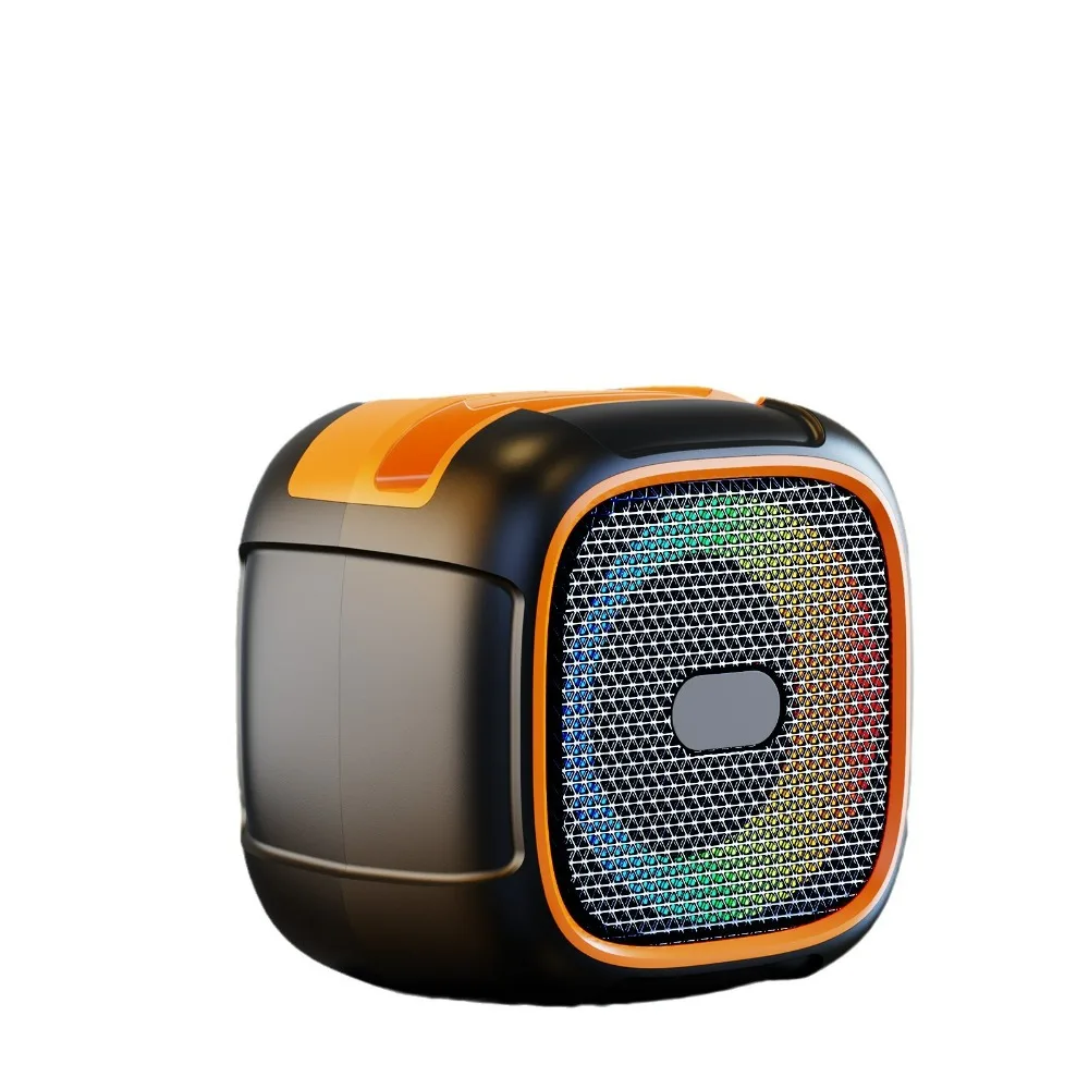 Colorful Light Portable Outdoor Wireless Bluetooth Speaker - Foldable Stand Bluetooth Speaker Bass Mini Subwoofer