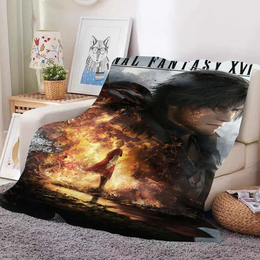 

Final Fantasy XVl Game Blanket Design Lightweight Throw Blanket For Dorms, Naps, Living Room, Office,Sofa,All-Season
