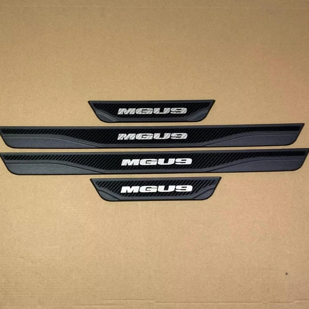 ABAIWAI For MG U9 2025 2026 2027 Car Door Sill Plate Protector Sticker Stainless Steel Trim Auto Part Interior Cover Accessories