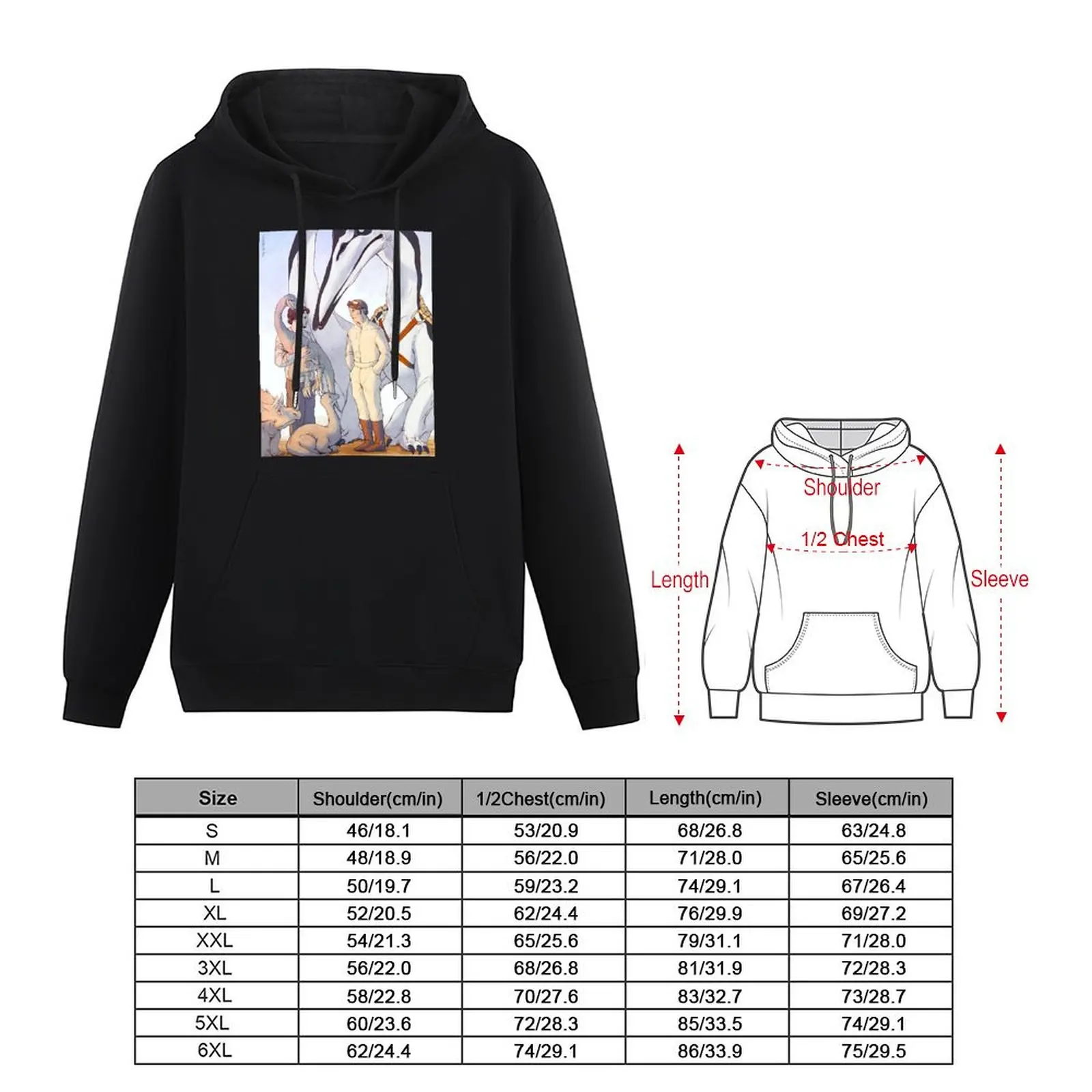 Dinotopia X Hannibal Pullover Hoodie korean style clothes mens designer clothes japanese style winter clothes pullover hoodies