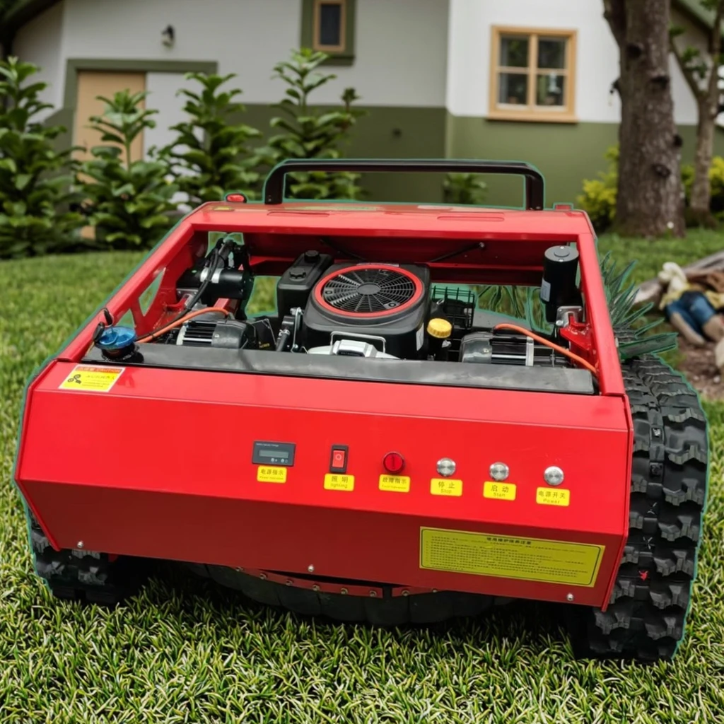 Tracked Remote-controlled Lawn Mower Grass Cutting Machine Robot Lawn Mower Automatic Robotic Lawnmower