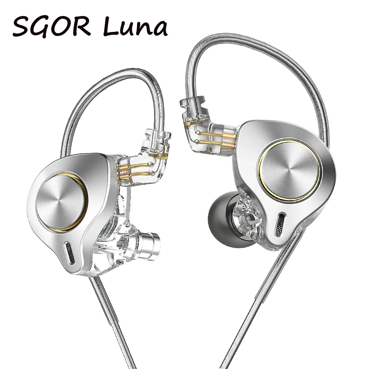 

SGOR Luna 13.5MM Planar Driver HiFi in Ear Wired Earphones Music Headphones Bass Monitor Earbuds DJ Headset Type C USB C