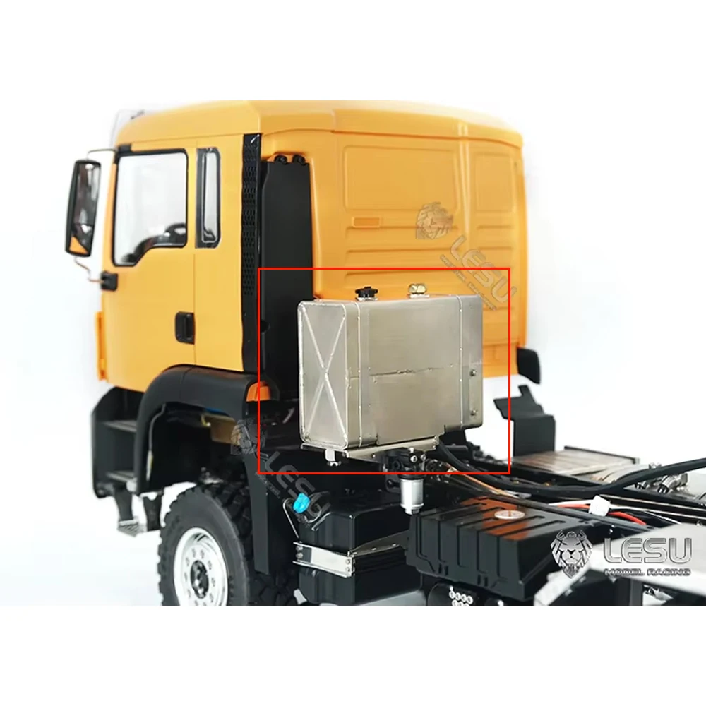 LESU Y-1522 1/14 Model Ciężarówki Zabawka Pompa Oleju Stal Nierdzewna Zintegrowany Zbiornik Paliwa Akcesoria Tuningowe do Ciężarówek Tamiya lub DIY