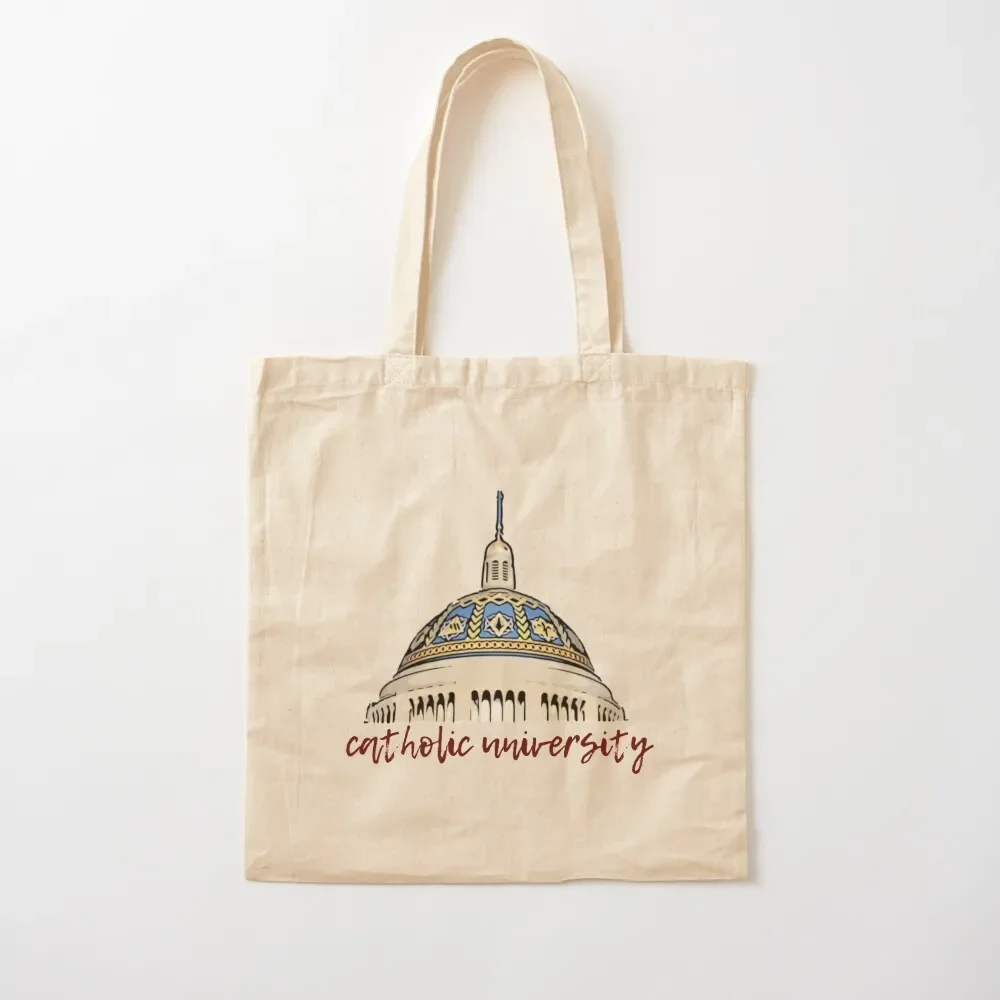 

Catholic U artwork Tote Bag shopper bag women canvas shopper bags Tote Bag