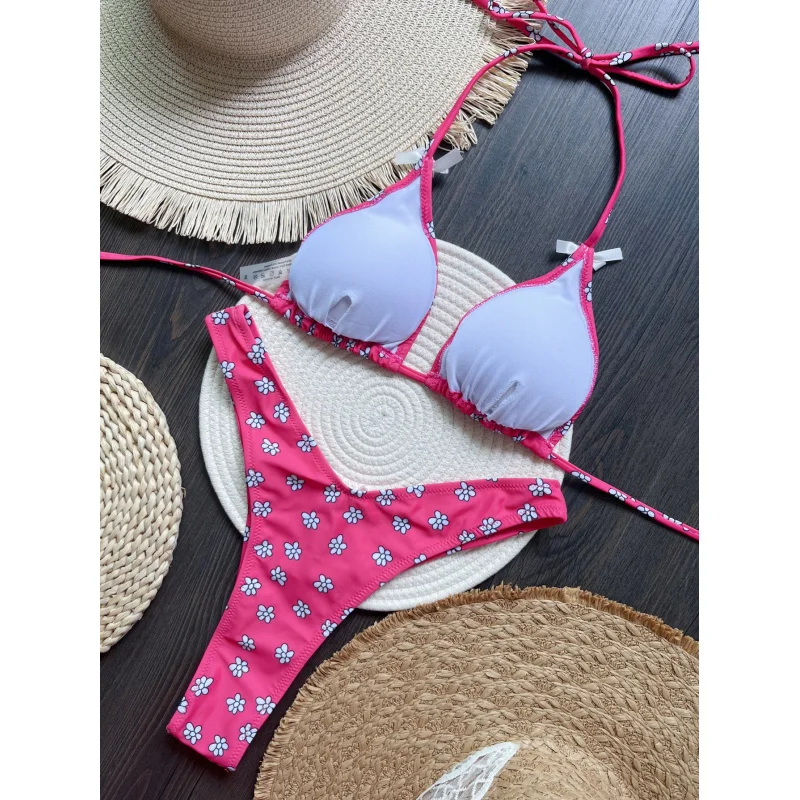 2025New Bikini Printed Swimsuit Beach Sexy Women's Swimsuit