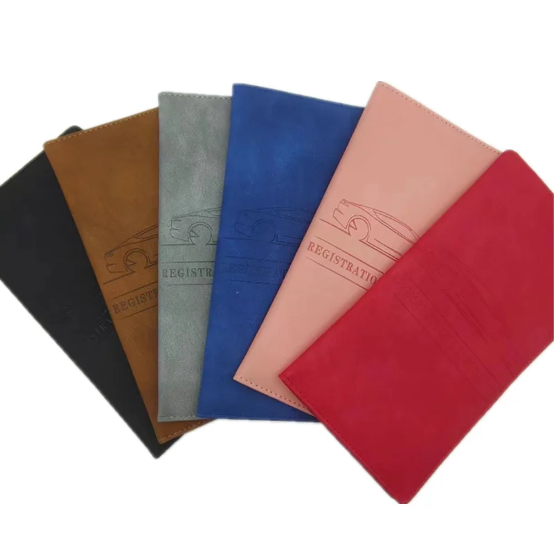 Kaarthouder voor heren, portemonnee voor autoregistratie, voertuiglicentie, verzekeringskaarthouder