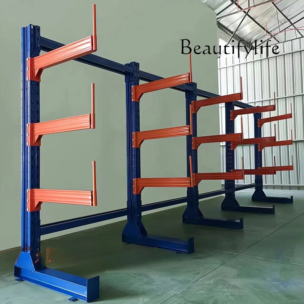 

Single and double-sided multi-layer cantilever arm support type heavy-duty hardware warehouse aluminum