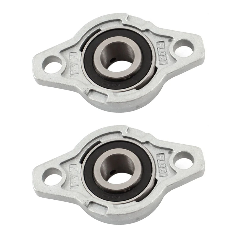 2X Axle Mounted Ball Self Align Pillow Block Bearing 12Mm KFL001