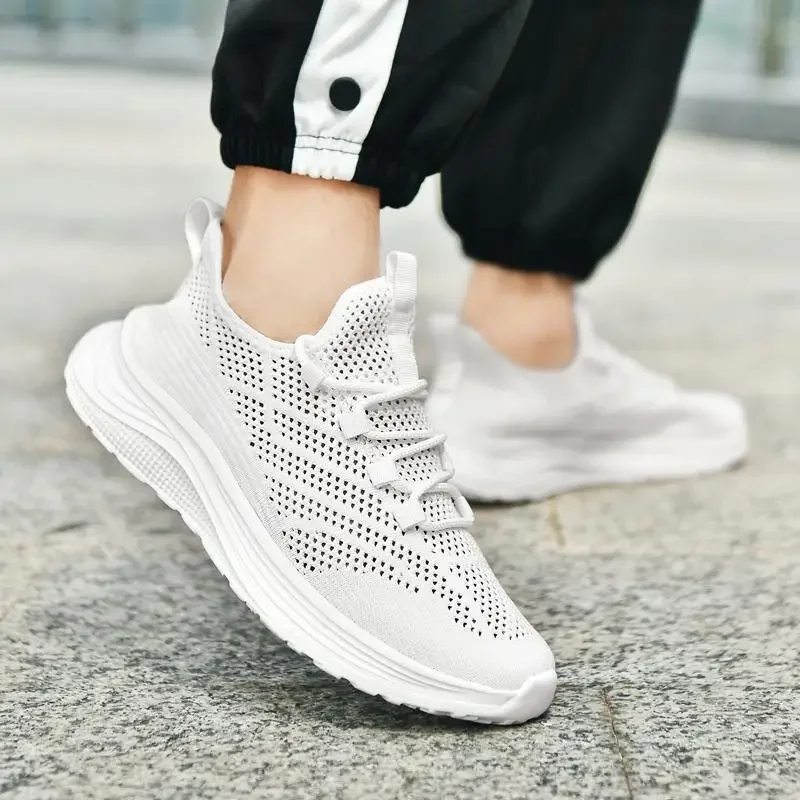 

Men's Shoes Summer Breathable Sneaker Men's 2024 New Non-Slip Tenis Shoes Men